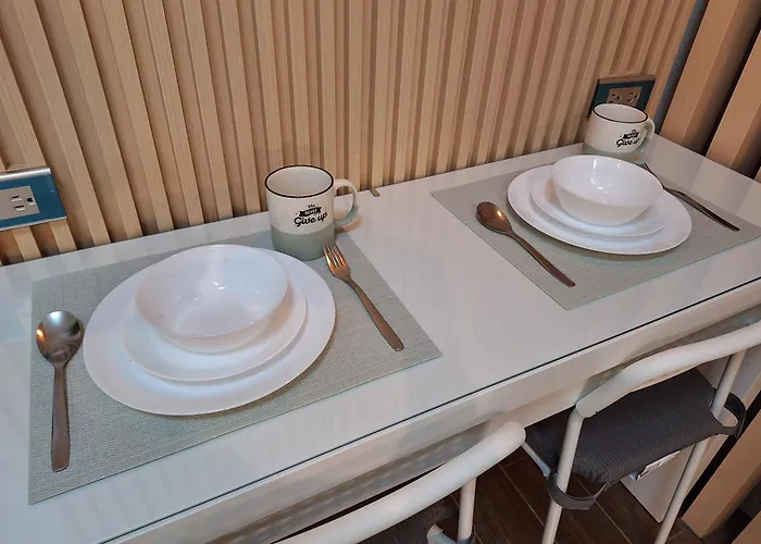 Modern Zen Retreat Balcony Makati Cbd Apartment Manila
